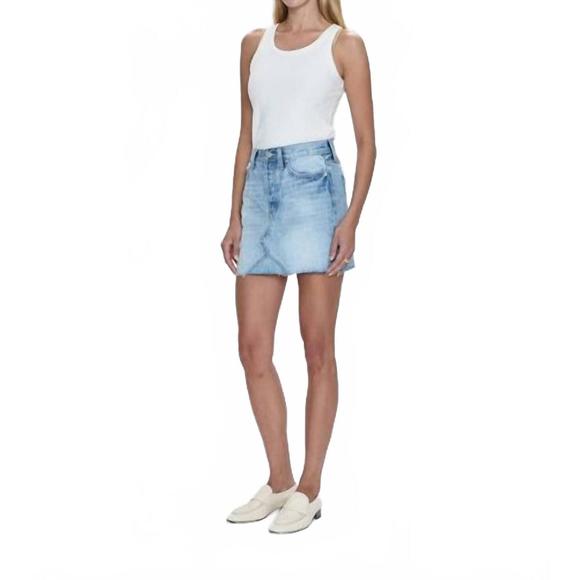 NEW PISTOLA women's kat denim skirt in academia - Picture 1 of 2